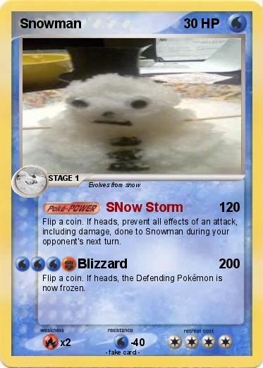 Pokemon Snowman