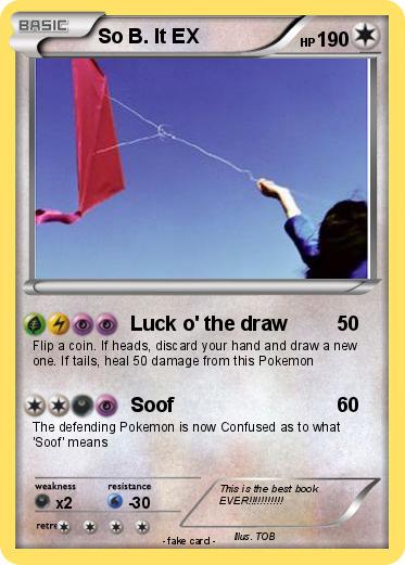 Pokemon So B. It EX