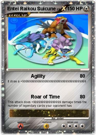 Pokemon Entei Raikou Suicune