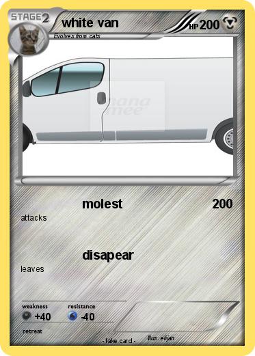 Pokemon white van