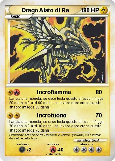 Pokemon Drago Alato di Ra