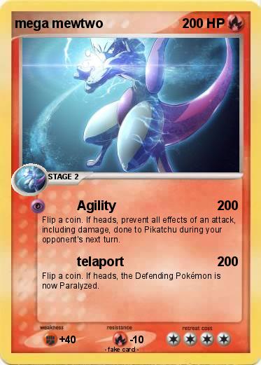 Pokemon mega mewtwo