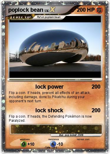 Pokemon poplock bean