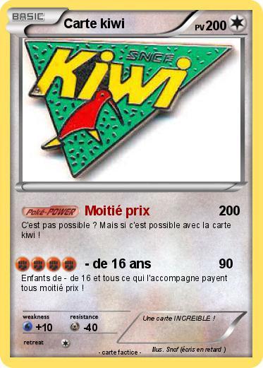 Pokemon Carte kiwi