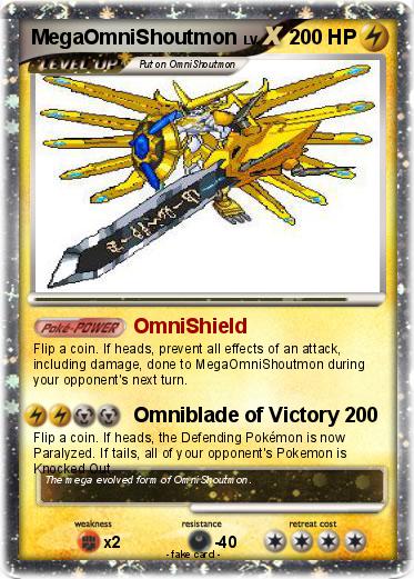 Pokemon MegaOmniShoutmon
