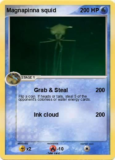 Pokemon Magnapinna squid