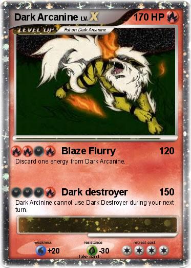 Pokemon Dark Arcanine