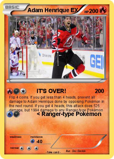 Pokemon Adam Henrique EX