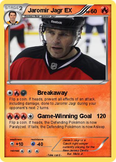 Pokemon Jaromir Jagr EX