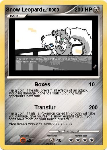 Pokemon Snow Leopard