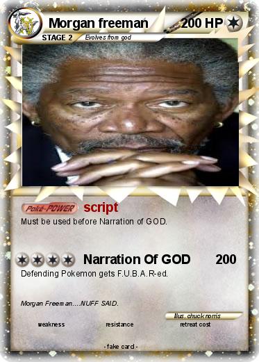 Pokemon Morgan freeman