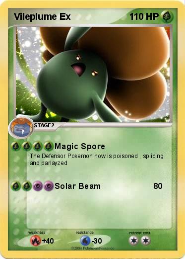 Pokemon Vileplume Ex