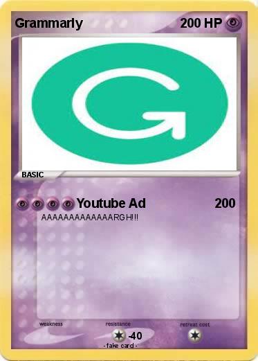 Pokemon Grammarly
