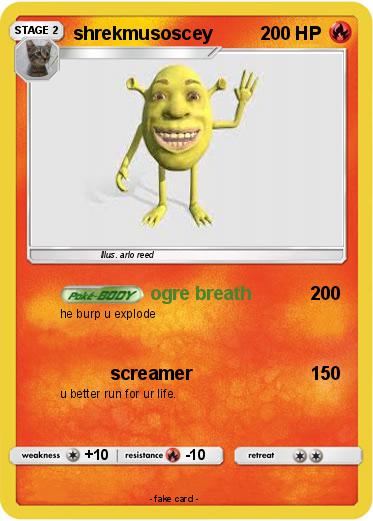 Pokemon shrekmusoscey