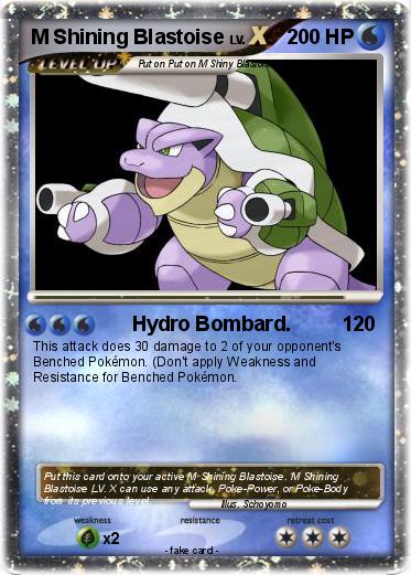Pokemon M Shining Blastoise