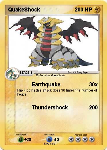 Pokemon QuakeShock