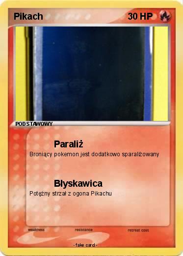 Pokemon Pikach