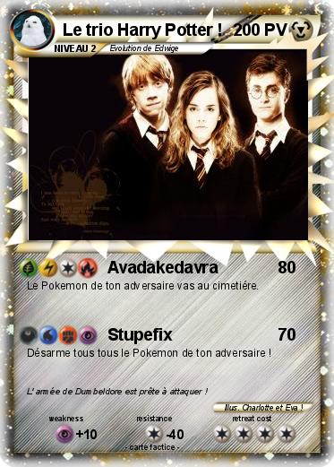 Pokemon Le trio Harry Potter !