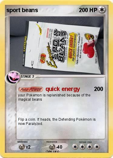 Pokemon sport beans