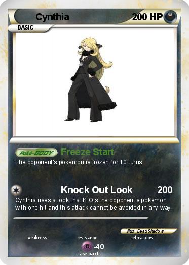 Pokemon Cynthia