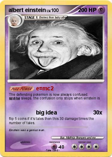Pokemon albert einstein