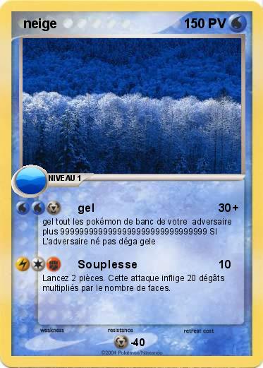 Pokemon  neige