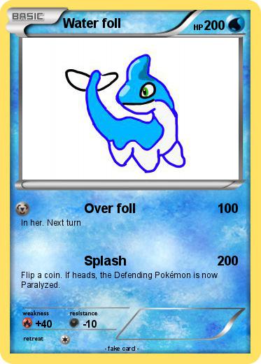 Pokemon Water foll