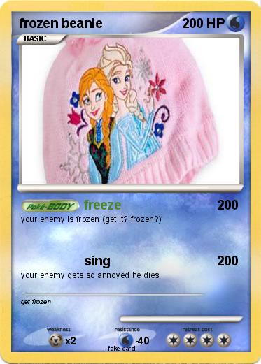 Pokemon frozen beanie