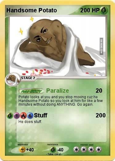 Pokemon Handsome Potato