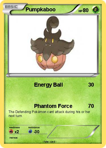 Pokemon Pumpkaboo