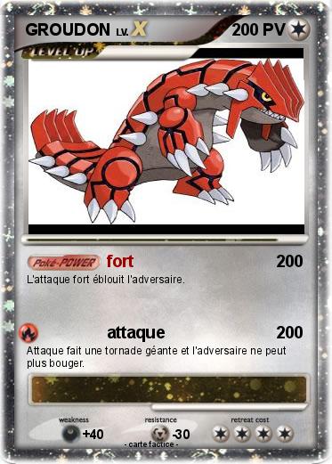 Pokemon GROUDON