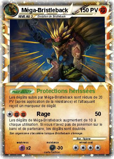 Pokemon Méga-Bristleback