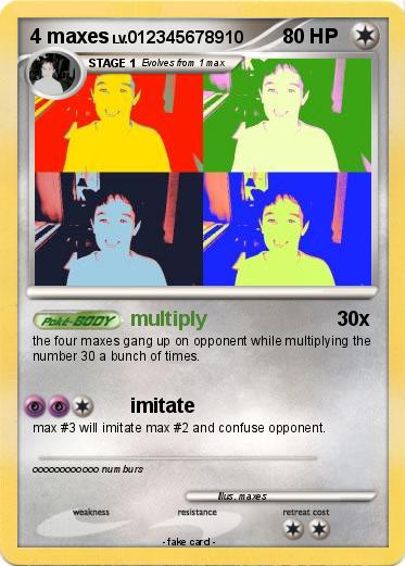 Pokemon 4 maxes