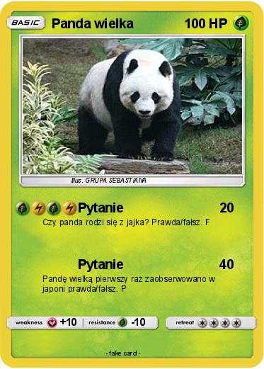 Pokemon Panda wielka
