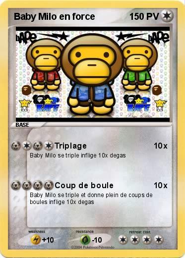 Pokemon Baby Milo en force