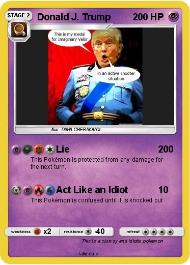Pokemon Donald J. Trump