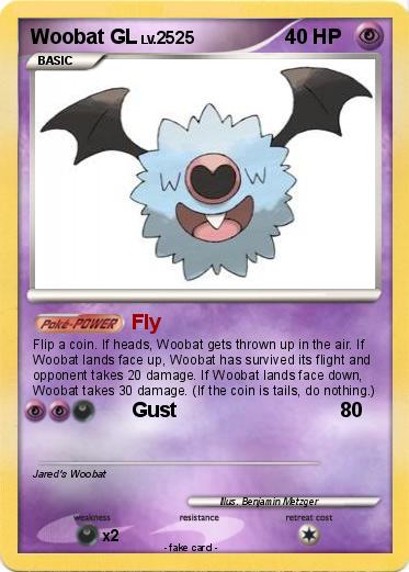 Pokemon Woobat GL