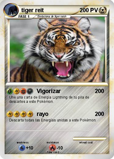 Pokemon tiger reit