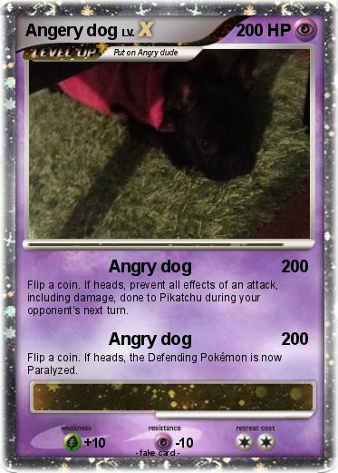 Pokemon Angery dog