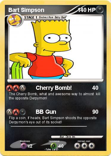 Pokemon Bart Simpson