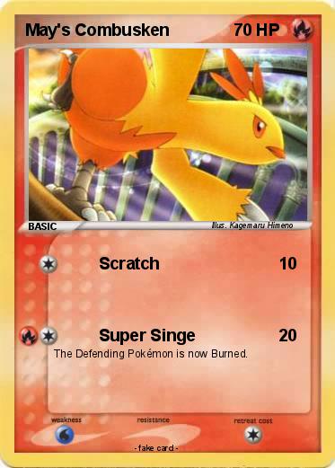 Pokemon May's Combusken