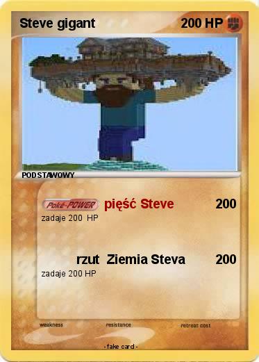 Pokemon Steve gigant