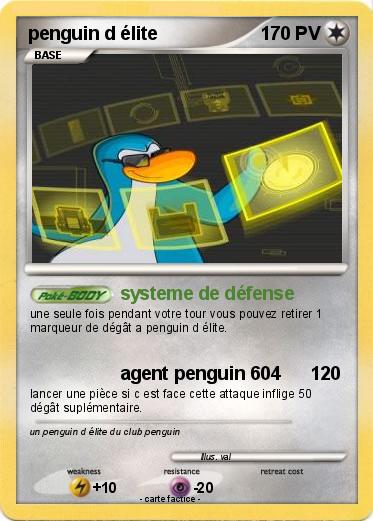 Pokemon penguin d élite