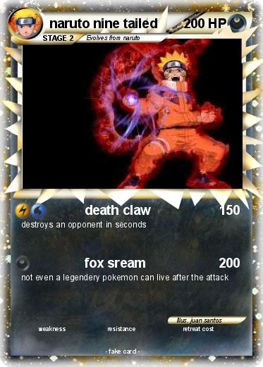 Pokemon naruto nine tailed