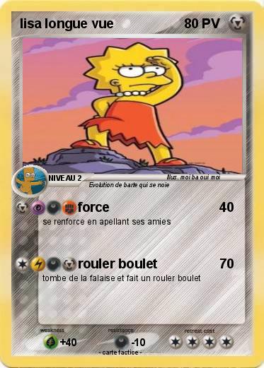 Pokemon lisa longue vue