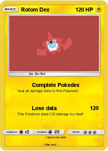 Pokemon Rotom Dex