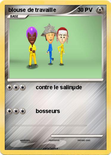 Pokemon blouse de travaille