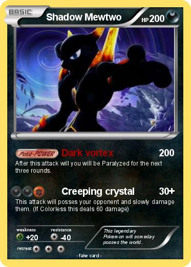Pokemon Shadow Mewtwo