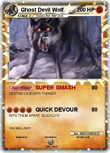 Pokemon Ghost Devil Wolf