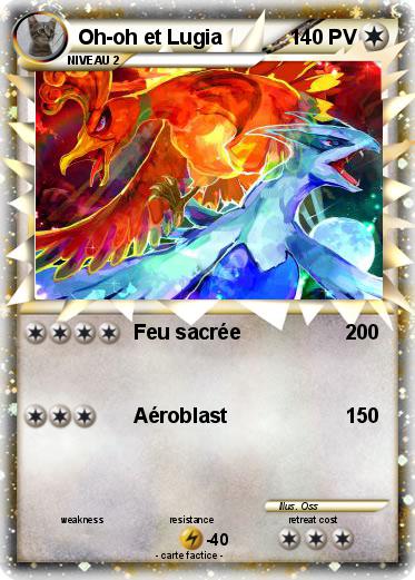 Pokemon Oh-oh et Lugia